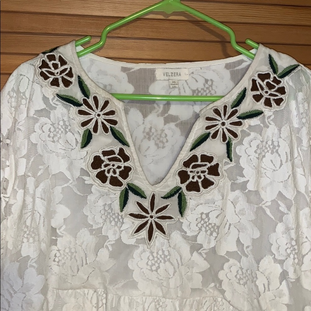 Velzera white boutique dress